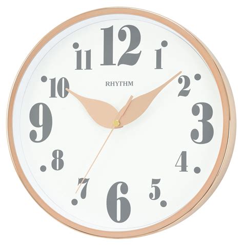 CMG606NR13 Pink Gold Clock – Rhythm Clocks