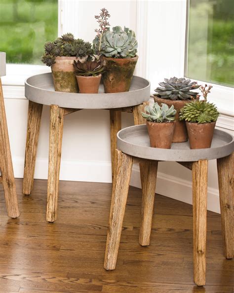Wood Plant Stand