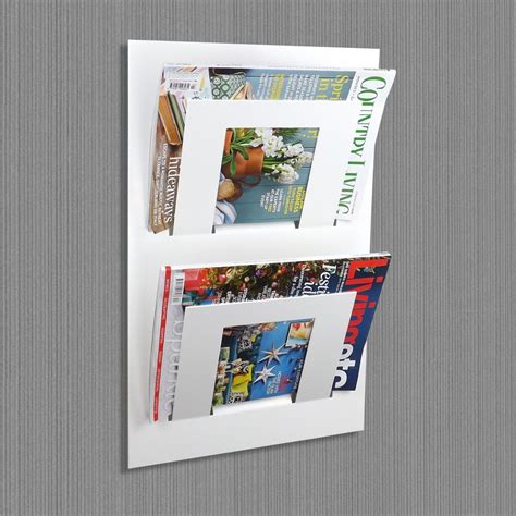 Metal Wall Mounted Magazine Rack at Bridget Powers blog