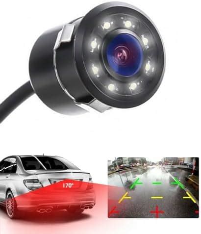 Fabtec Car Reverse Backup Parking Camera for All Cars (8 Led, Drill ...