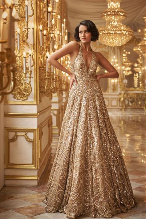 Gold Sequin Gown – iSelect Collection