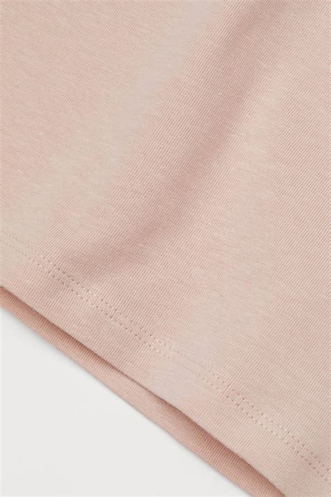 Cropped top - Powder pink - Ladies | H&M IN