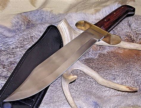 JIM BOWIE HUNTING BOWIE KNIFE W/ SHEATH CASE FULL TANG ! | #4615702471