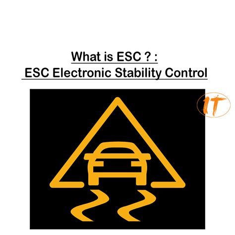 What Is ESC ? : ESC Electronic Stability Control