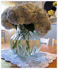 6 Easy Summer Centerpieces by The Corson Cottage Simple Summer Centerpiece Hydrangeas 6 Easy Summer Centerpieces