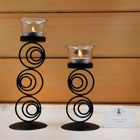 Buy Nexplora Industries Pvt. Ltd. Metal Tealight Candle Holders ...