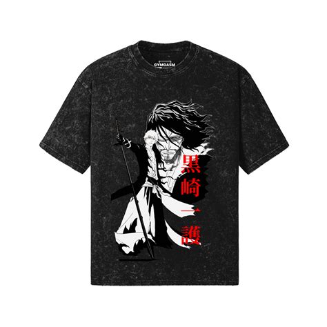 Ichigo Kurosaki Snow Wash Best Bleach T-shirt | Gymgasm – GYMGASM