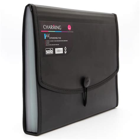 Solo EX- 802 Expanding File (Elastic, with Swing) - 12 Section A4 ...