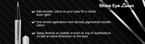 Buy COLORESSENCE Shine Eye Liner Metallic Intense Pigment Sketch Pen ...