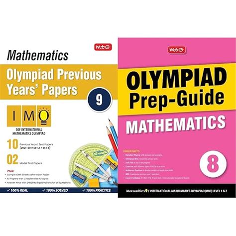 Buy MTG Mathematics (IMO) Olympiad Previous Years Papers with Mock Test ...