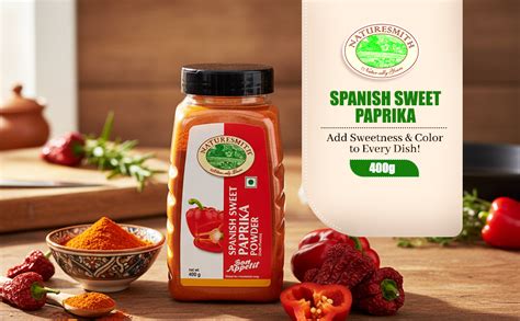 NATURESMITH SPANISH SWEET PAPRIKA POWDER-400g | SWEET SPICE FLAVOUR IN ...