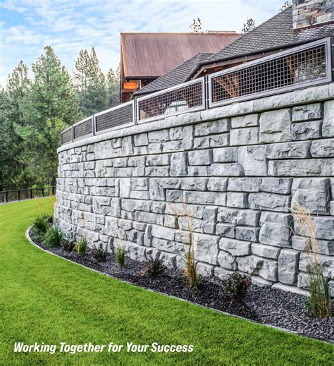 Redi Rock Retaining Wall Fence