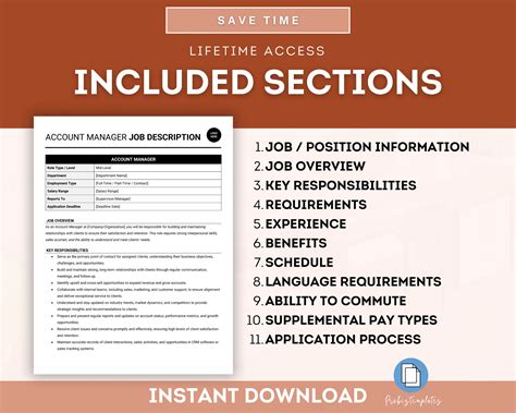 Account Manager Job Description Template | ProBizTemplates