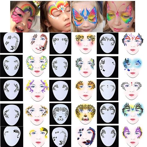 Face Painting Templates Free Printable - Free Printable US