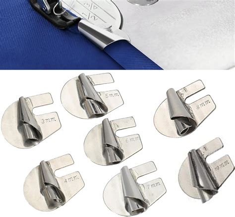 Amazon.com: Universal Sewing Rolled Hemmer Foot Set, 7Pcs Wide Rolled ...
