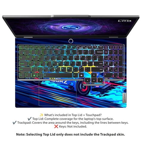 Buy Laptop Skin for Lenovo LOQ - Subaru BRZ Blue Racing online from ...