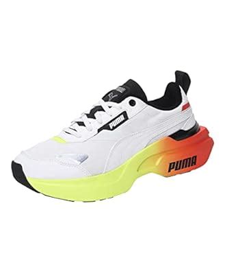 Buy PUMA Women's Kosmo Rider Gradient WNS White-Fizzy Yellow-Firelight ...