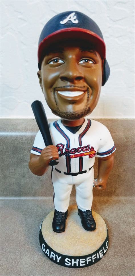 Atlanta Braves Gary Sheffield Bobblehead | Bobble head, Atlanta braves ...