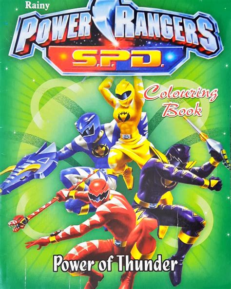 Power Rangers Power Thunder Colouring Book – Books and You