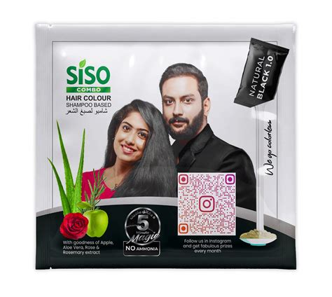 Buy Siso 5 min Hair colour Shampoo 20g -Siso Cosmetics