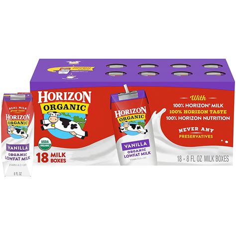 Horizon Organic Vanilla Milk, 8 Fl Oz, 8 Count - Walmart.com