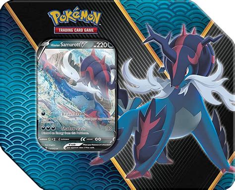 Buy Pokemon Cards: Divergent Power Hisuian Samurott V Tin Online at ...