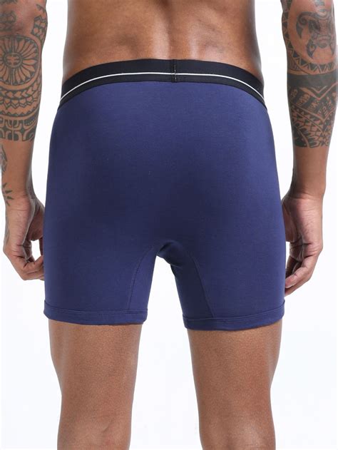 Medieval Blue and Medieval Blue Organic Cotton super stretch Trunk wit