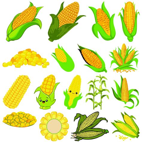 Corn Bundle SVG, Corn Silhouettes, Corn Clipart, Corn Farmer Svg, Corn ...