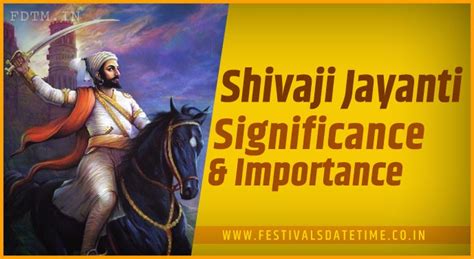2023 Shivaji Jayanti - Importance and Significance of Shivaji Jayanti ...