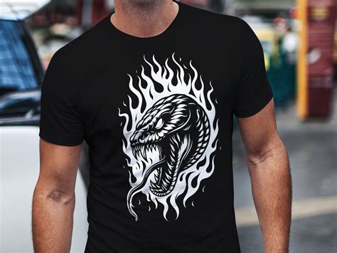 Snake in Flames SVG, Tattoo Decal Design, Printable Reptile PNG ...