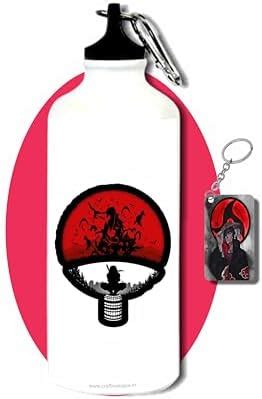 CRAFT MANIACS ITACHI UCHIHA CLAN SYMBOL 600 ML SIPPER BOTTLE & FREE ...