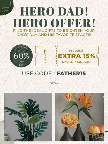 Blooming Floret Artificial Plants & Flowers For Decor