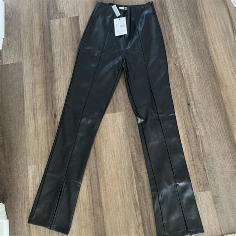 4th and reckless faux leather pants! Size xs/small - Depop