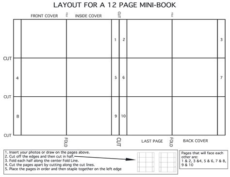 Template Mini Book - Printable Word Searches