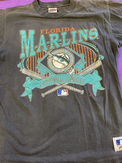 vintage florida marlins shirt L Xl Inaugural season 90s 1991 AMAZING ...