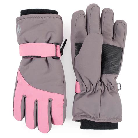 Womens grey ski gloves online