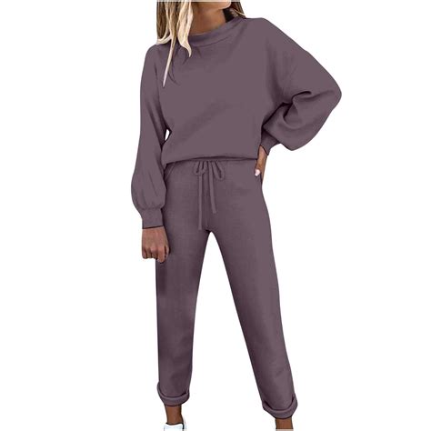 AOOCHASLIY Women's Warm 2 Piece Tracksuit Outfit Set - Jogging Suits ...
