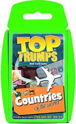 Buy Countries Of The World Top Trumps Card Game | Educational Card ...
