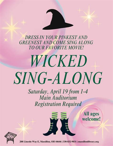Wicked Sing Along – Discover Massillon