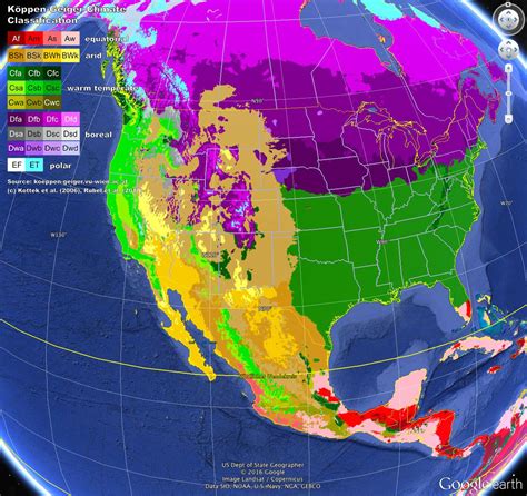 Climate Map Of United States Climate Zones