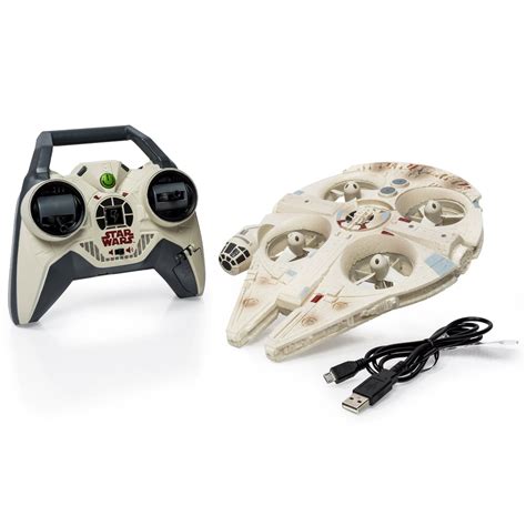Official Millennium Falcon and X-Wing Drones Are Here | Star wars drone ...