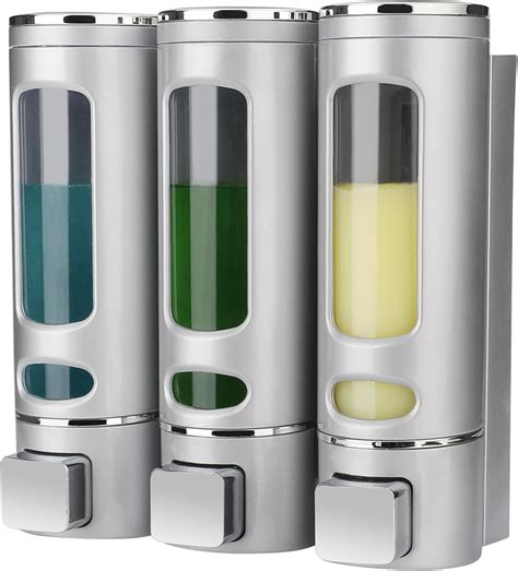 Insdawn Shampoo Dispensers for Shower 14oz 3 Chambers Wall India | Ubuy