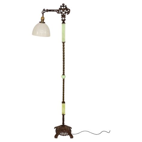 Stylish Uranium Glass Floor Lamp To Upgrade