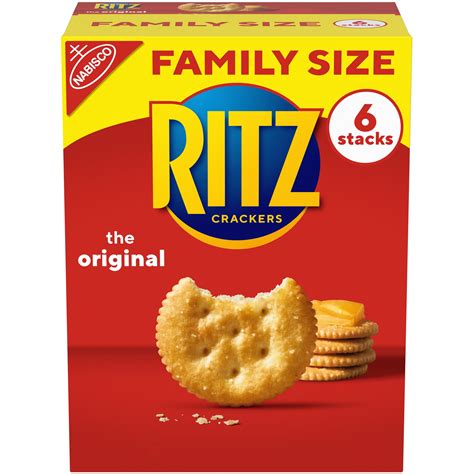 RITZ Original Crackers, Family Size, 20.5 oz - Walmart.com - Walmart.com