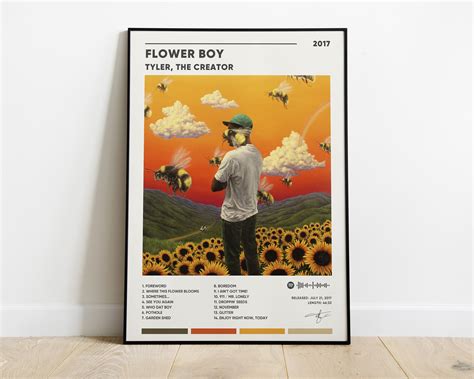 Tyler, the Creator Flower Boy Album Cover Poster, Tyler, the - Inspire ...