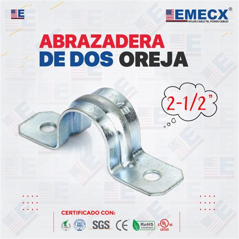 ABRAZADERA 2 OREJAS 2-1/2" - YLLACONZA