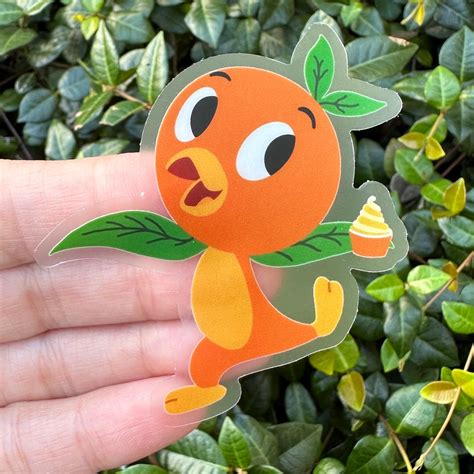 Orange Bird Citrus Swirl Clear Sticker | Orange Bird | Disney Inspired ...