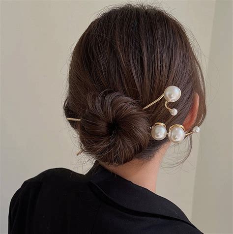 Large Bun Holder Stick , Gold Hair Pin ,braided Hair Pin ...