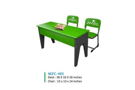 Double school Desk and Chair – Trend School Furniture