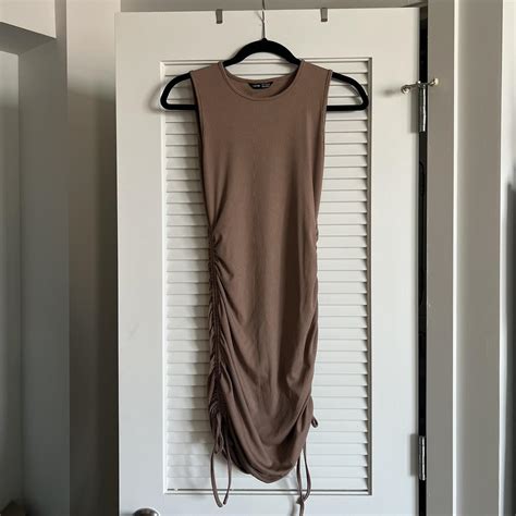 Women's Tan Dress | Depop